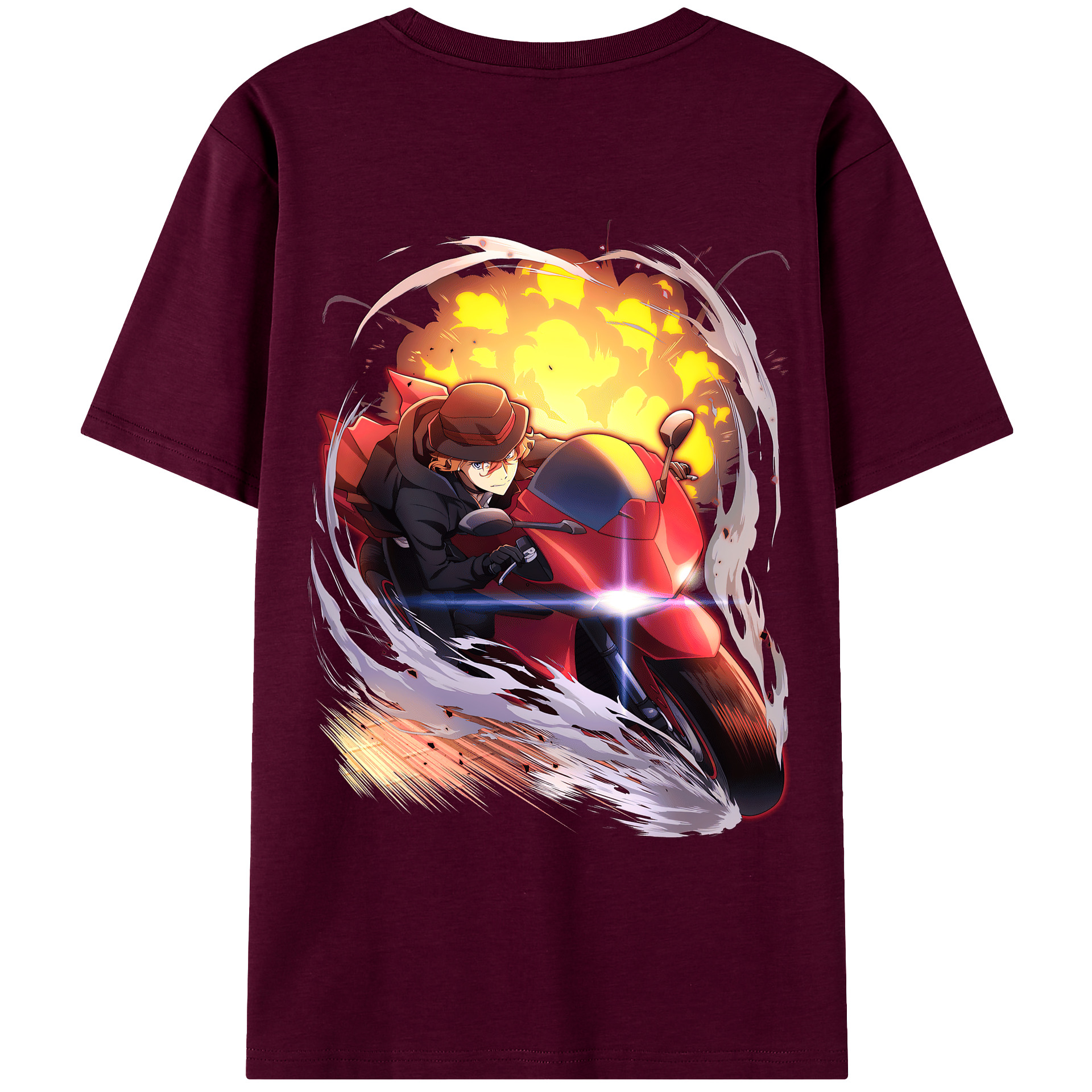 （画像用） 文豪ストレイドッグス Bungo Stray Dogs レディース半袖Tシャツ(バックプリント)